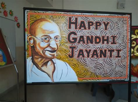 Art Craft Ideas And Bulletin Boards For Elementary Schools Gandhi Jayanti