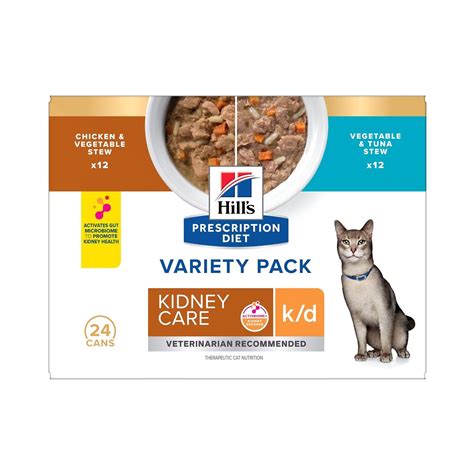 Hills Prescription Diet Kd Kidney Care Stew Variety Pack Canned Cat