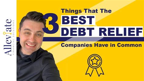 Best Debt Relief Companies - 3 Things They Have in Common