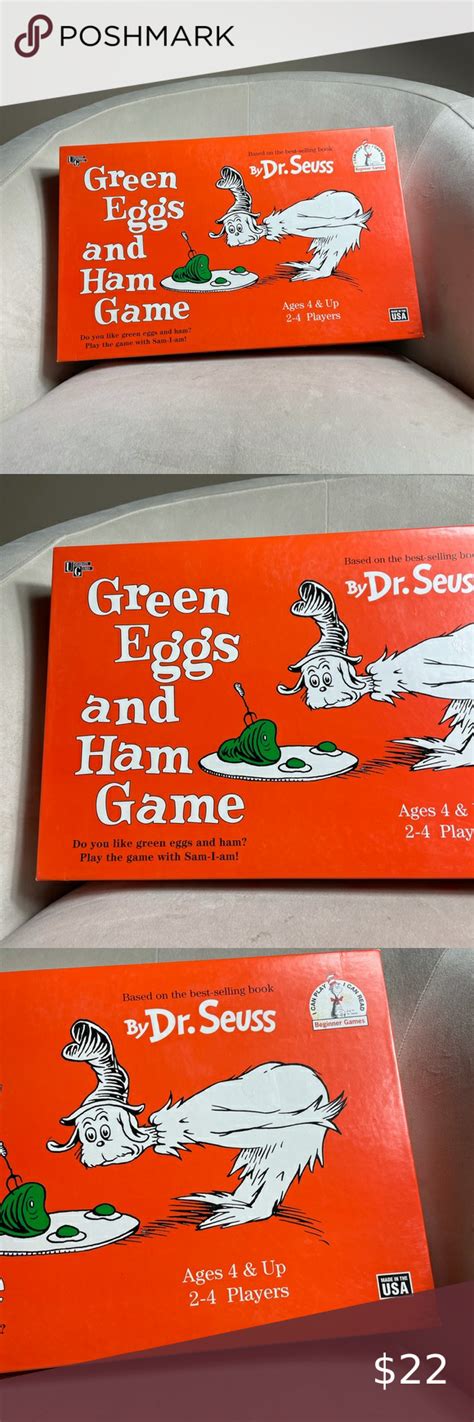 Dr Seuss Green Eggs And Ham Board Game Green Eggs And Ham Green