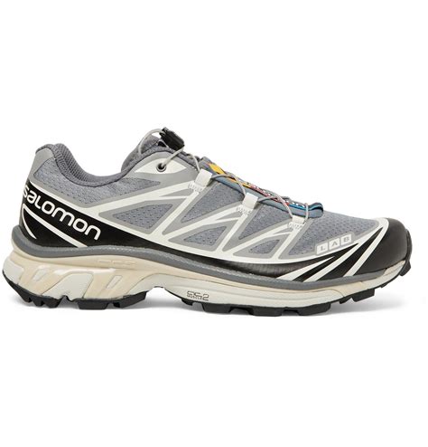 Salomon Slab Xt 6 Softground Lt Adv Mesh And Rubber Running Sneakers