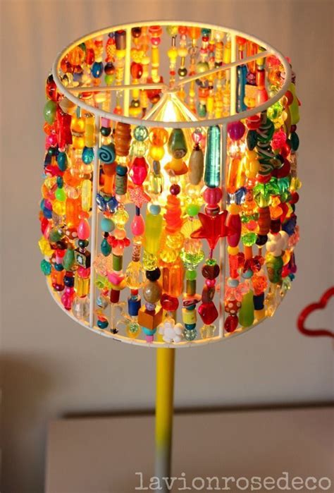 Jewel Bead Lampshade Beaded Lampshade Beaded Lamps Diy Lamp Shade