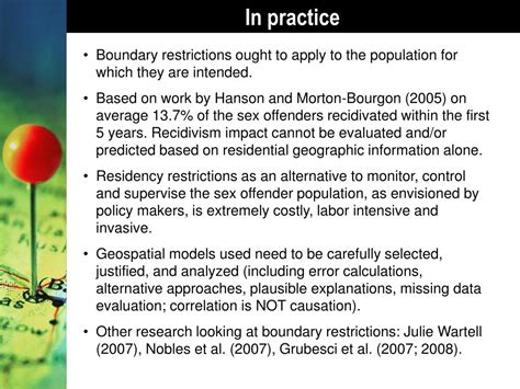 PPT Sex Offender Boundary Restrictions A Geospatial Approach PowerPoint Presentation ID
