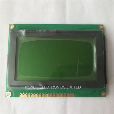 128X64 Graphic LCD Module COB Stn Blue Negative LCD Screen With 6800