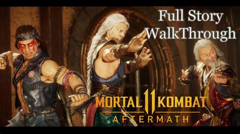 Mortal Kombat 11 Aftermath New Story Expansion Live Full Story Walkthrough Youtube