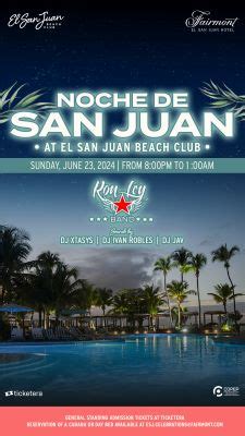 Fairmont El San Juan Celebra Noche De San Juan Placeres