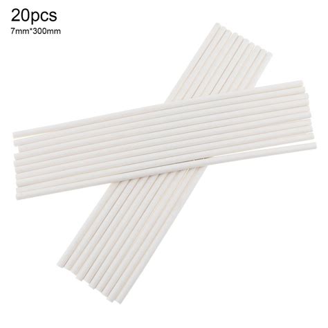 20 pièces ensemble blanc forte Viscose colle thermofusible bâtons