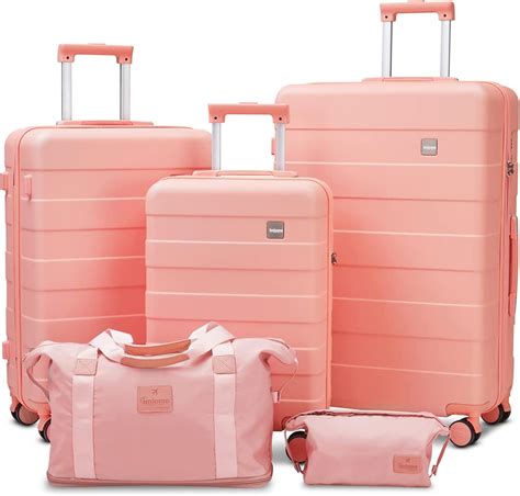 Imiomo Luggage PP Hard Luggage Set With Spinner Wheels With TSA Lock