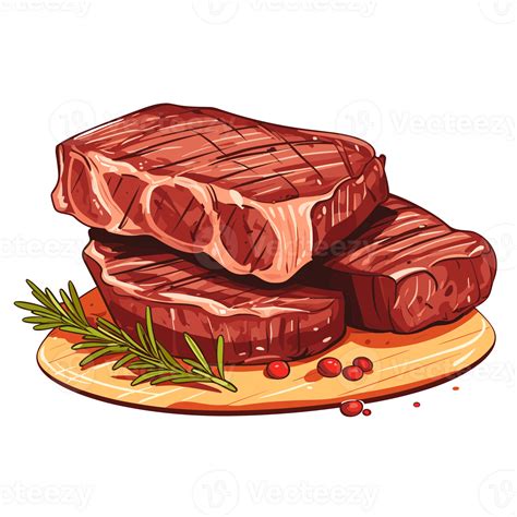 Grilled Steak Clipart Generative Ai Png