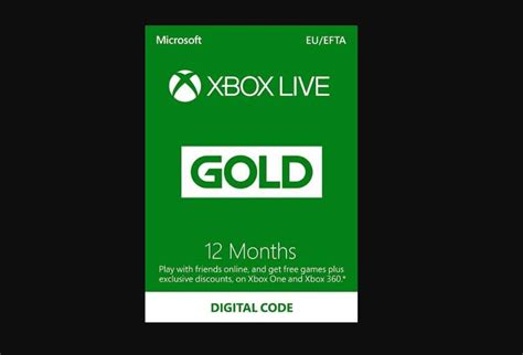 Abonnement Xbox Live Gold 12 mois pas cher 41 33 quantité limité