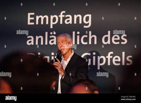 Bitkom Pr Sident Dr Ralf Wintergerst Auf Dem Bitkom Empfang