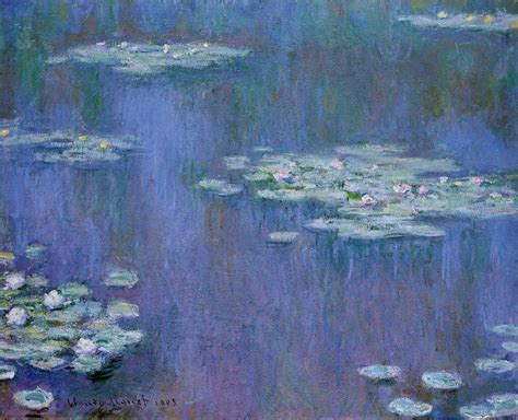Water Lilies 1905 Painting Claude Oscar Monet Oil Paintings