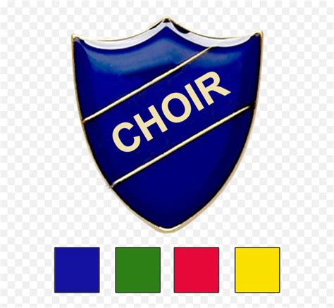 Choir Shield School Badges Emblem Emojichoir Emoji Free