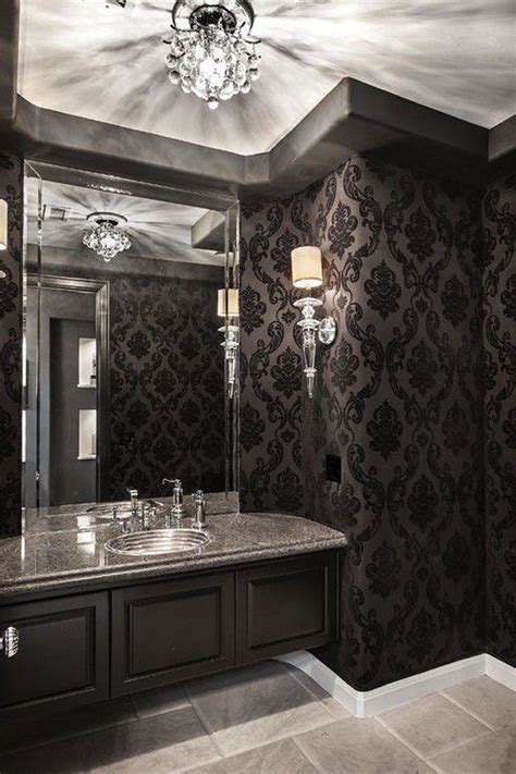 15 Beautiful Black Bathrooms