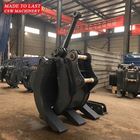 Excavator Grapple Demolition Grapple Material Handling Grab Made By Csw