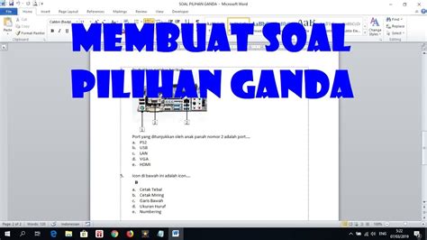 Cara Membuat Google Form Untuk Soal Pilihan Ganda