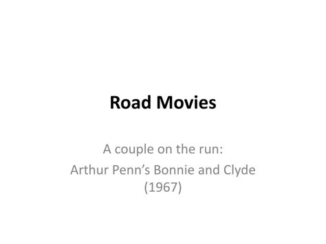 Ppt Road Movies Powerpoint Presentation Free Download Id6500457