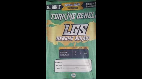 AV YAYINLARI TÜRKİYE GENELİ KURUMSAL DENEME SINAVI MATEMATİK