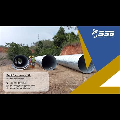 Jual Pipa Baja Bergelombang Corrugated Steel Pipe Csp Armco Nestable