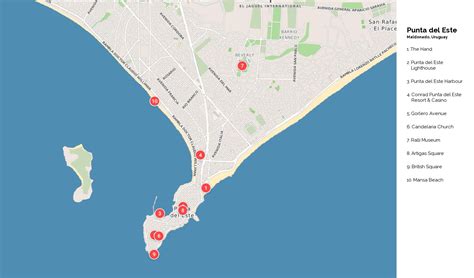 Descubrir Imagen Playas De Punta Del Este Mapa Viaterra Mx