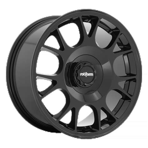 R1871985f845 19x85 5x112 45 Offset Rotiform Rims R187 Tuf R Gloss Black