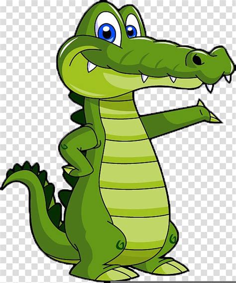 Crocodile And Alligator Cartoon - Crocodile