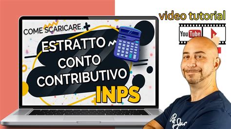 Scaricare Con SPID L Estratto Contributivo INPS YouTube