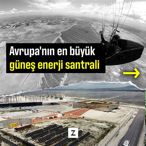 Avrupa nın en büyük güneş enerji santrali