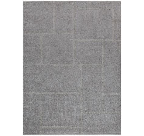 Alfombra Soft Rect Ngulos Marr N Beige X Cm