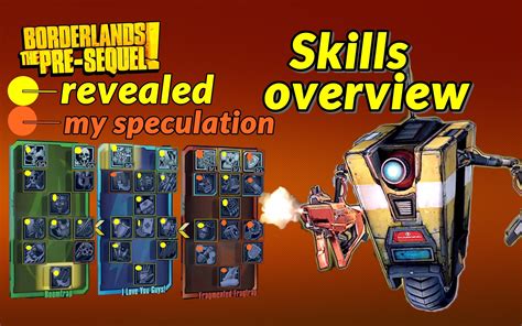 Borderlands The Pre Sequel Claptrap Skill Tree