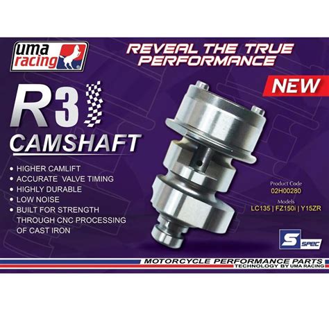 Original Uma Racing Cam Shaft R R R R S Lc Y Zr