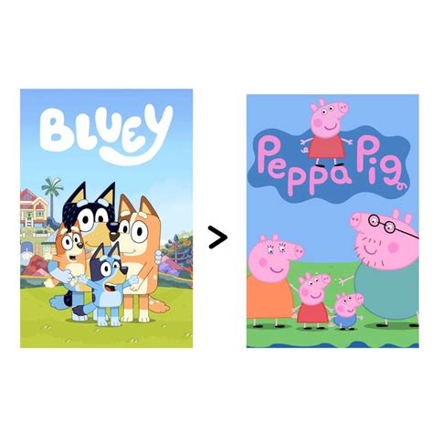 Bluey Is Way Better Than Peppa Pig By Jdore03 On Deviantart