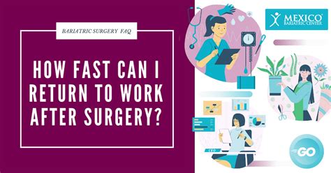 When Can I Return To Work After Bariatric Surgery