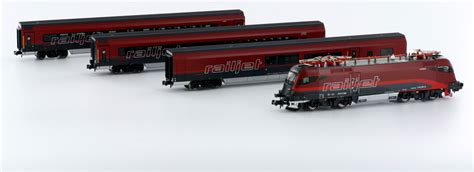 Hobbytrain Spur N 25201 ÖBB Railjet 4 tlg mit Taurus Lok Spirit of Vienna