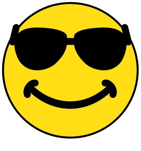 Smiley Faces With Sunglasses Clipart Best