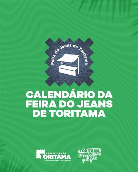 Prefeitura de Toritama divulga calendário da Feira do Jeans nos