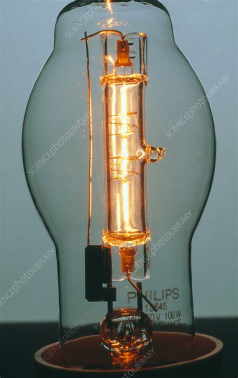 A tungsten-halogen lamp - Stock Image - T194/0242 - Science Photo Library