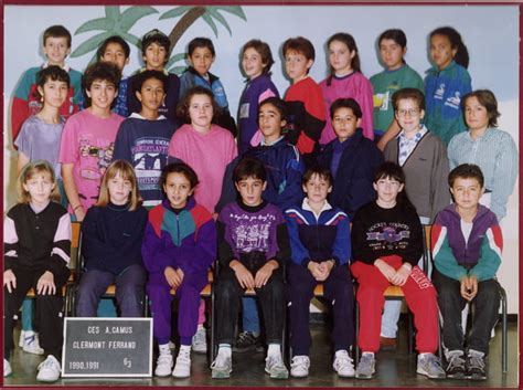 Photo de classe 6e3 1990 1991 de 1991 Collège Albert Camus Copains