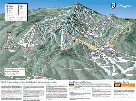 Killington Ski Resort Trail Map - Bobbie Stefanie