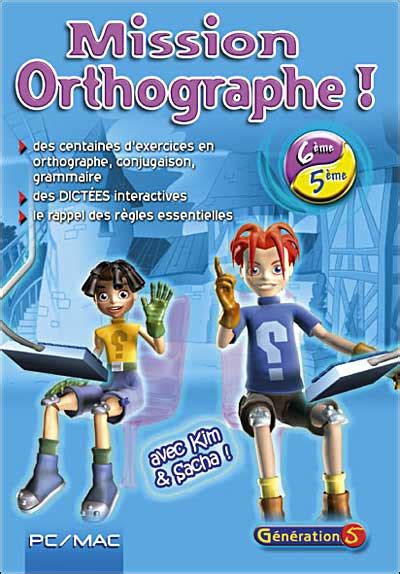 Mission Orthographe 6e 5e Jeu vidéo Achat prix fnac