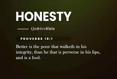 Honesty Verses From The Bible — The Power Of Truth Exploring Honest