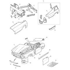 Jaguar XJS Body Panels & Structure Parts | Moss Motors