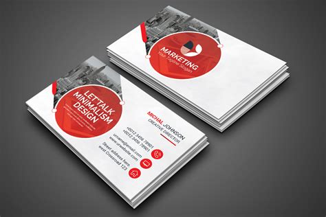Psd Marketing Business Card Graphic Prime Graphic Design Templates