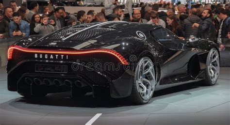 Suiza Ginebra De Marzo De Bugatti La Voiture Noire El