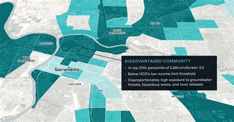Map Sb1000 Environmental Justice Compliance With Urbanfootprint