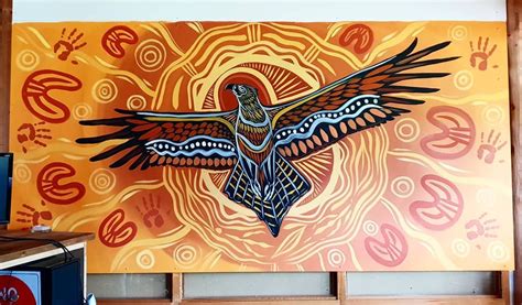 Bunjils Land Painted For Naranaculturalcentre Australianbirds