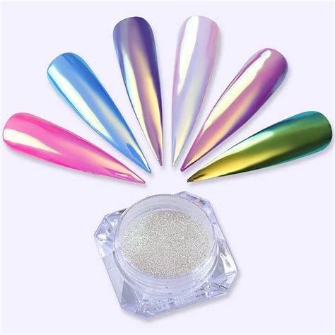 Hunyinhhh Powder Auror a Pigment Powder Manicure Tips DIY Dnd Nail ...