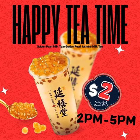 延禧堂 Yan Xi Tang Enjoy Delicious Bubble Tea For Just 2 Singapore Mar