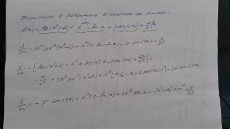 Desenvolva E Determine A Derivada Da Função F X Tg X 3 2 E 2x