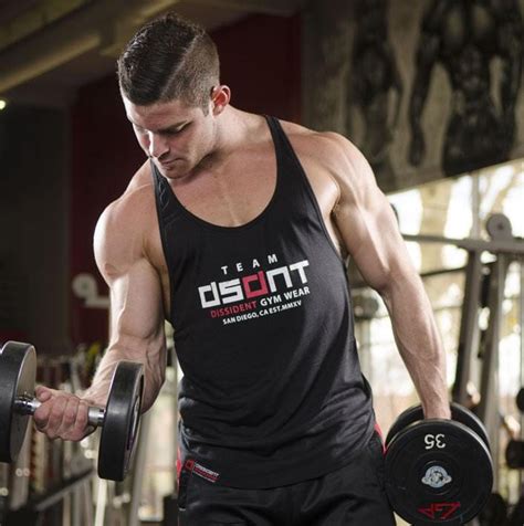 Team Dsdnt Stringer Black Dissident Gym Wear